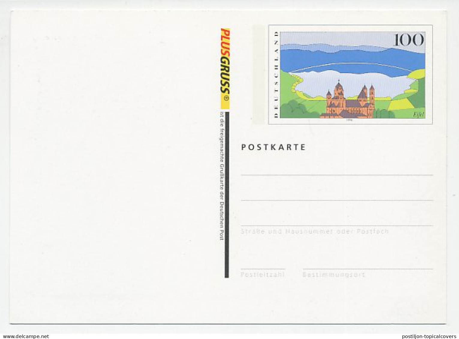 Postal Stationery Germany 1996 Christmas Eve - Navidad