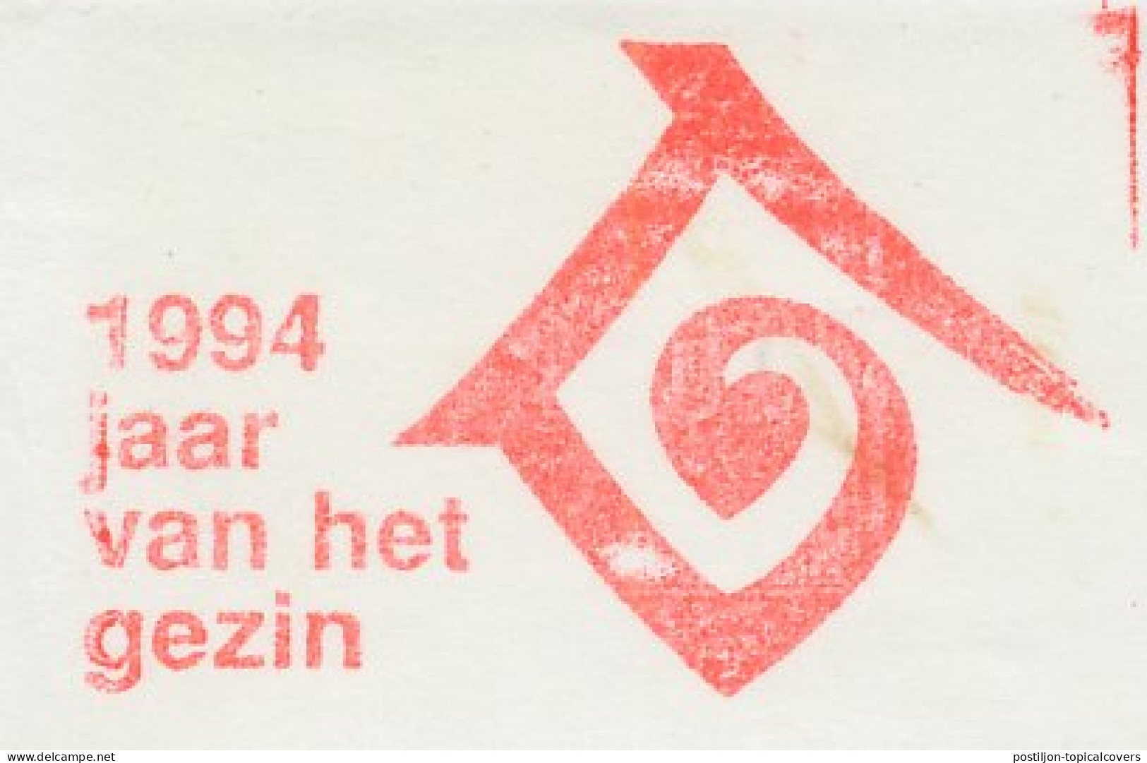 Meter Cut Belgium 1993 Year Of The Family - Sonstige & Ohne Zuordnung