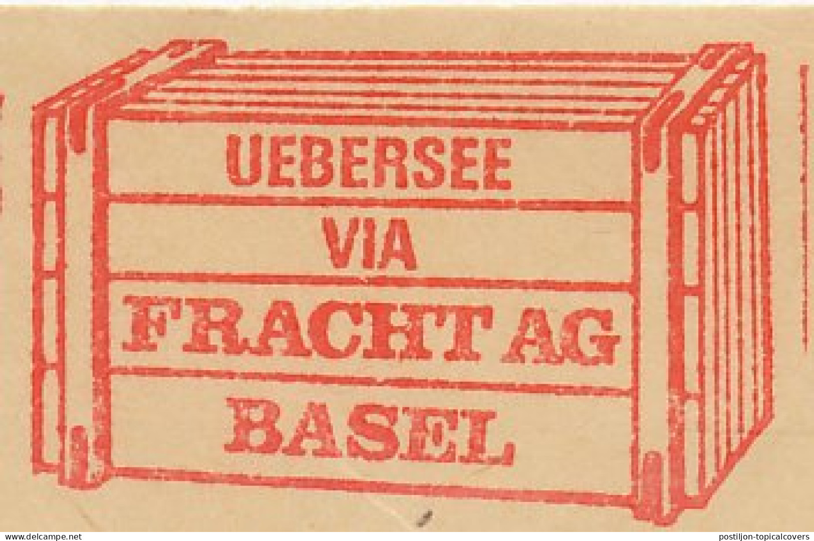Meter Cut Switzerland 1978 Cargo Grate - Autres & Non Classés