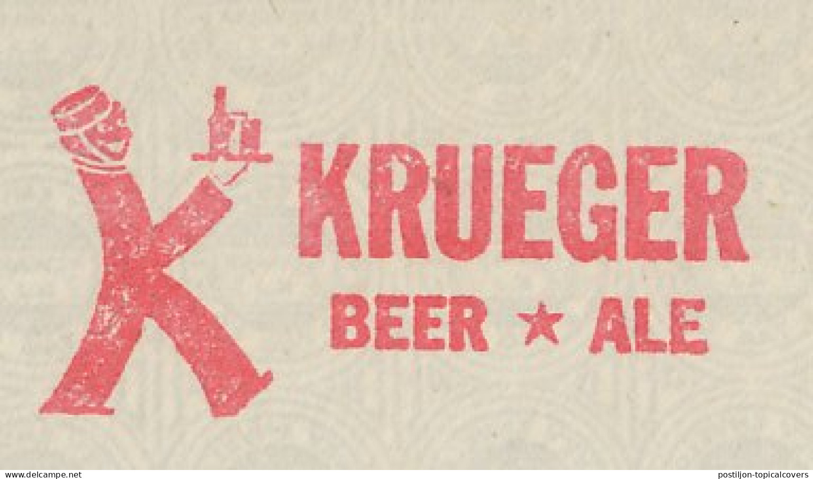 Meter Top Cut USA 1946 Beer - Krueger - Ale - Vinos Y Alcoholes