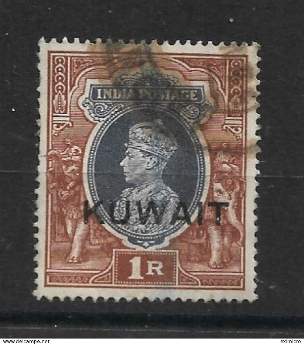 KUWAIT 1939 1R SG 47 FINE USED Cat £10 - Koeweit