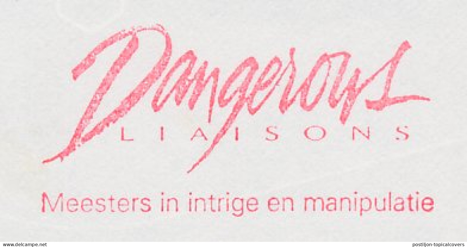 Meter Cut Netherlands 1989 Dangerous Liaisons - Movie - Cinema