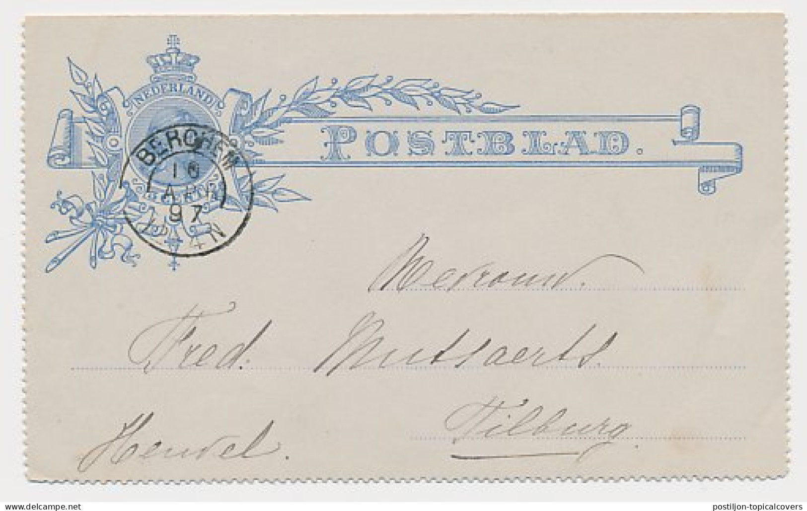 Kleinrondstempel Berchem 1897 - Unclassified