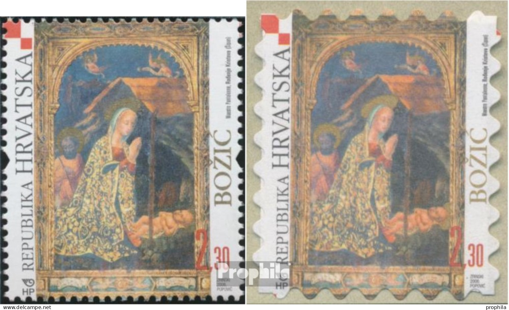 Kroatien 790,791 (kompl.Ausg.) Postfrisch 2006 Weihnachten - Croatia