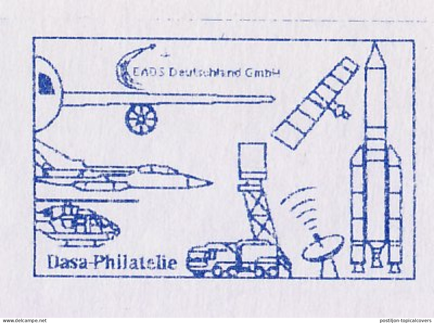 Meter Top Cut Germany 2006 Helicopter - Jet Fighter - Rocket - Satellite - Airplanes