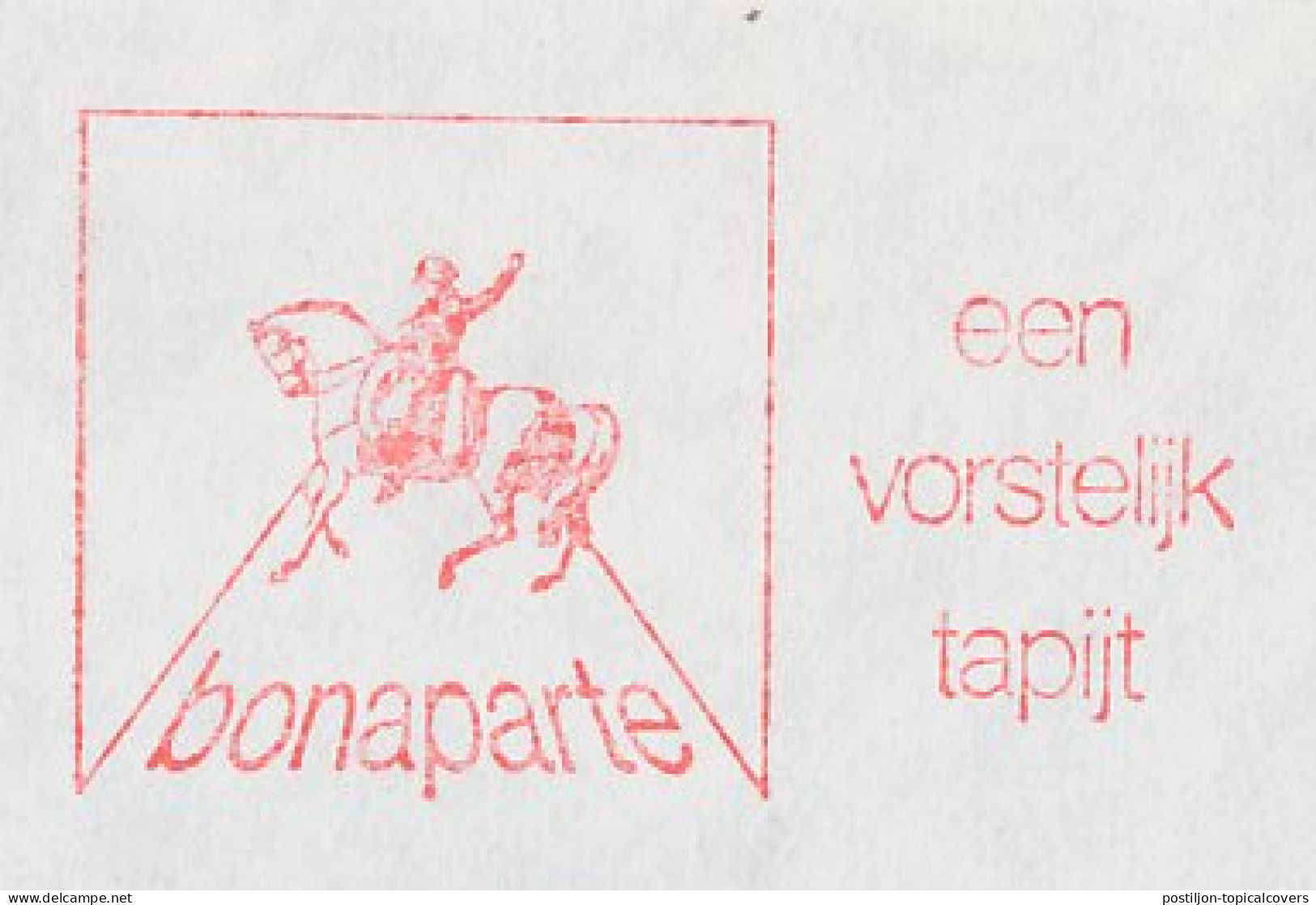 Meter Cover Netherlands 1984 - FR 6524 Napoleon Bonaparte - Horse - Goirle - Autres & Non Classés