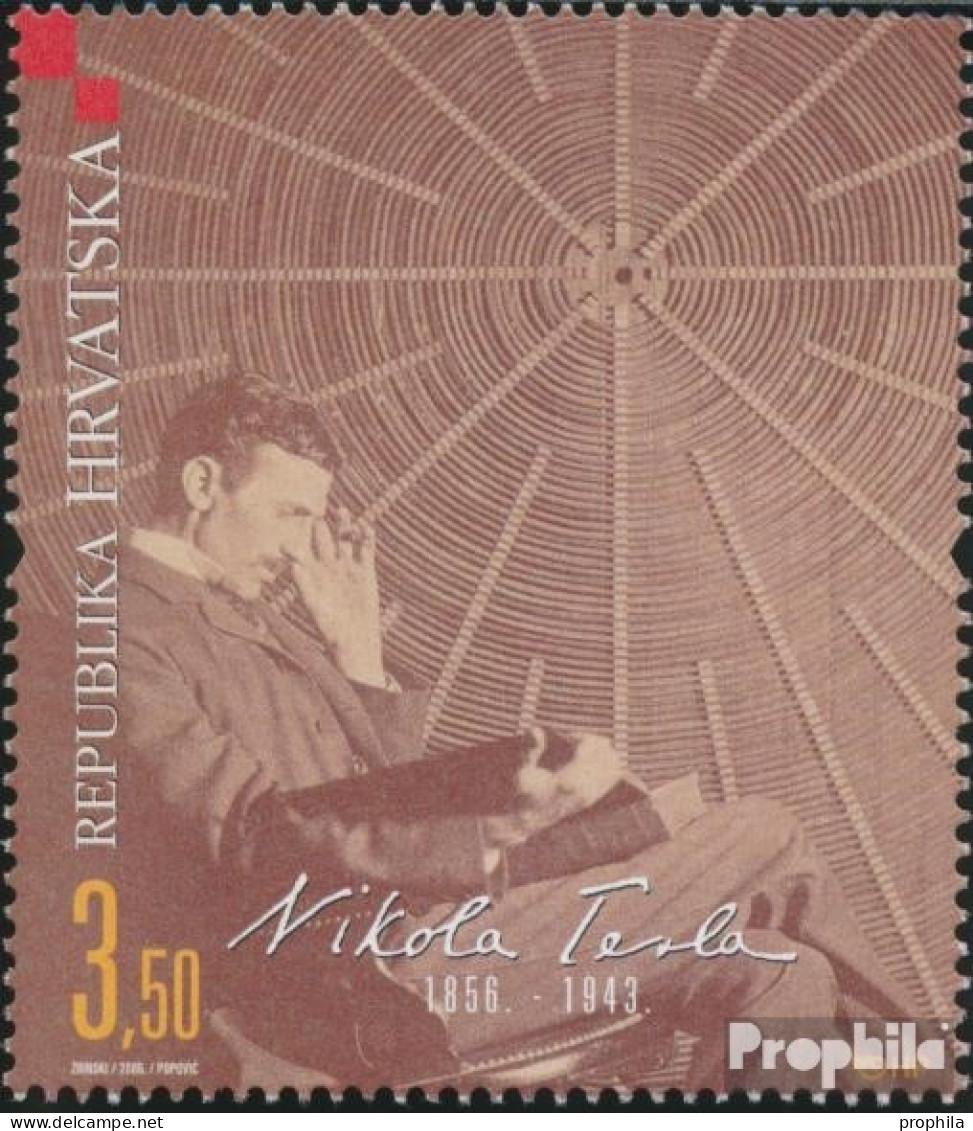 Kroatien 782 (kompl.Ausg.) Postfrisch 2006 Nikola Tesla - Croatia