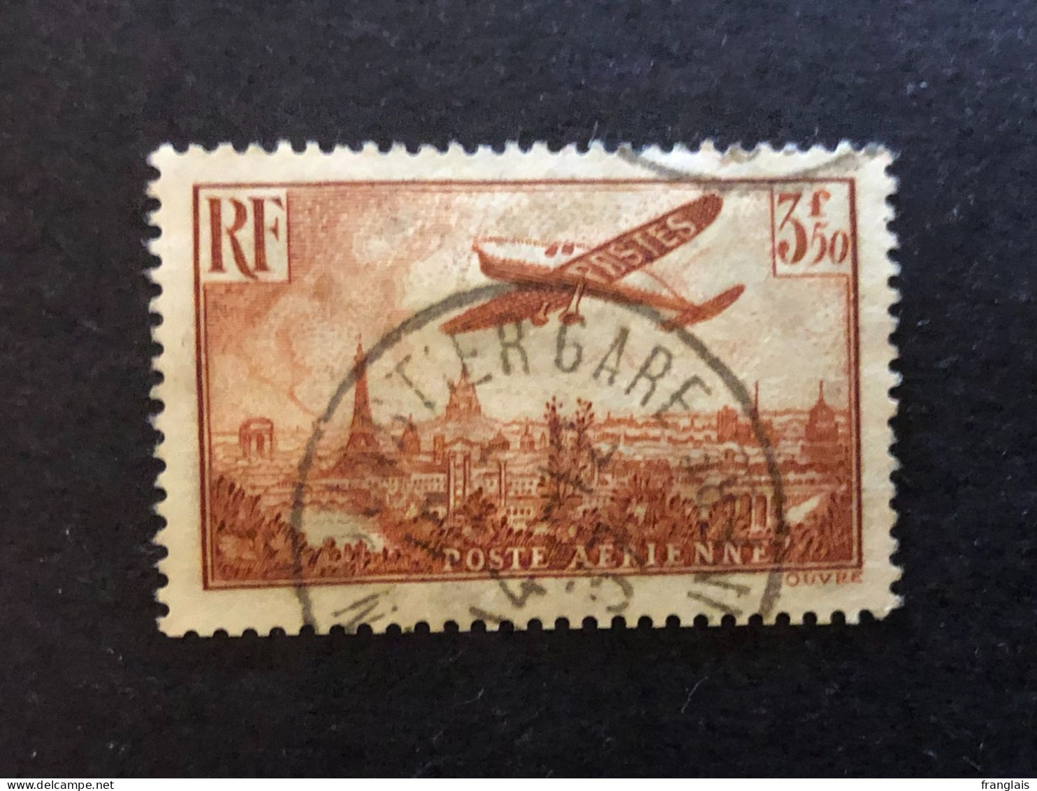 France PA 13  3f50 Brun, Oblitéré - 1927-1959 Used