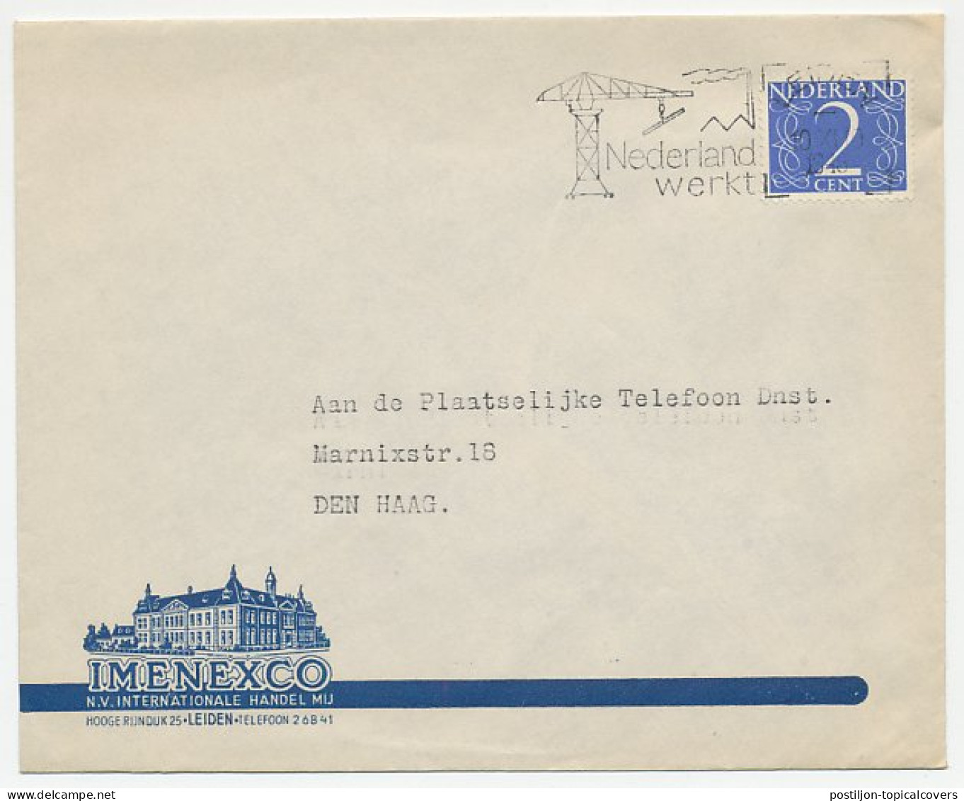 Firma Envelop Leiden 1948 - Handel Maatschappij - Non Classificati