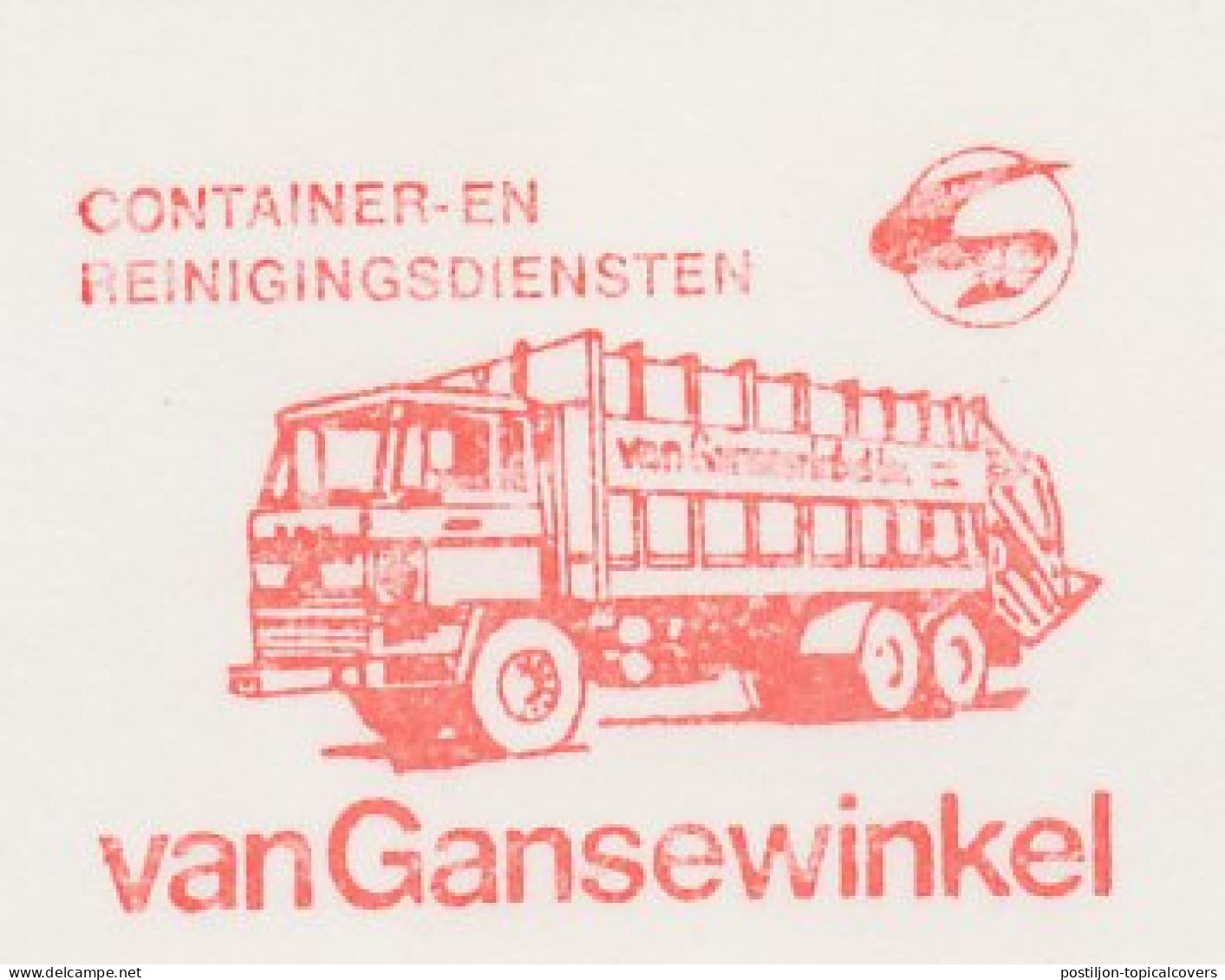 Meter Card Netherlands 1981 Garbage Truck - Camions