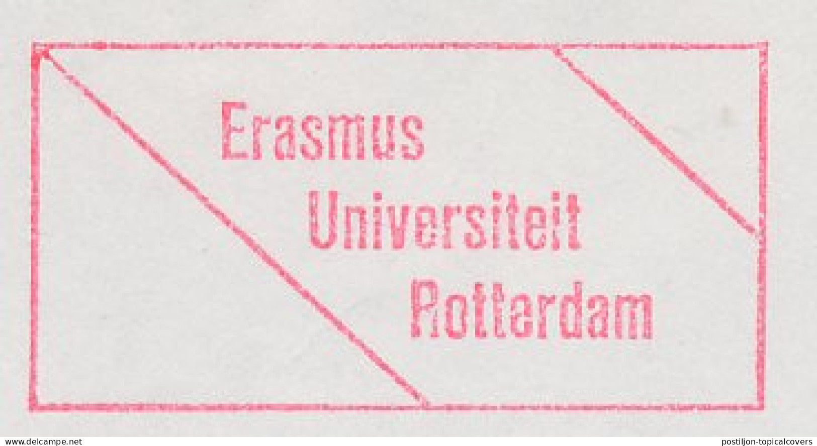 Meter Top Cut Netherlands 1990 Erasmus - Erasmus University Rotterdam - Autres & Non Classés