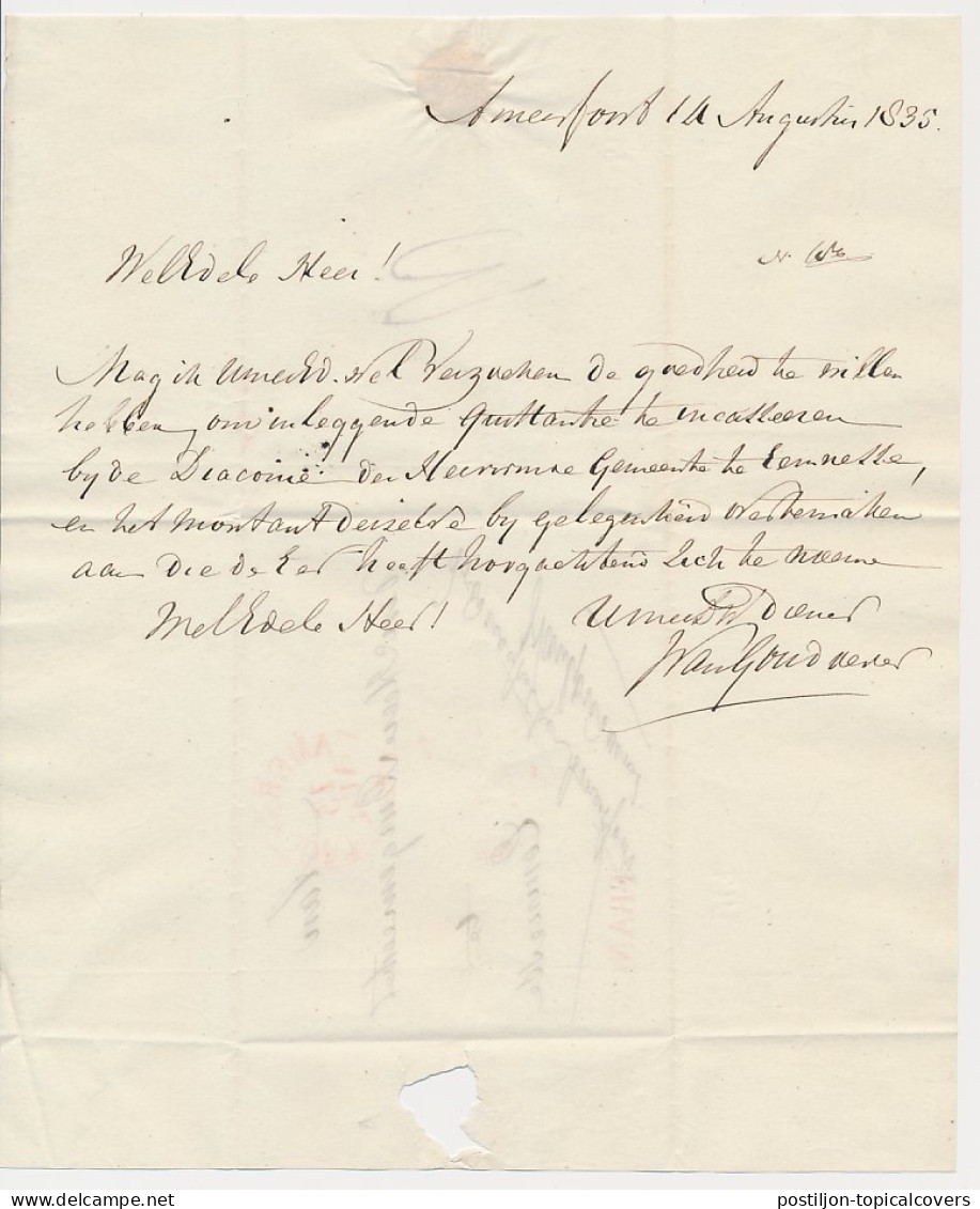 Amersfoort - Eemnesse 1835 - Franco - ...-1852 Precursori