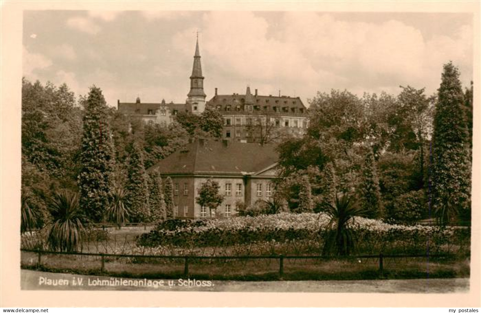 73937631 Plauen__Vogtland Lohmuehlenanlage Und Schloss - Altri & Non Classificati