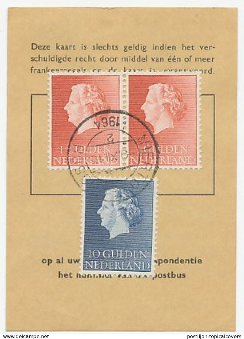 Em. Juliana Postbuskaartje S Hertogenbosch 1964 - Non Classés