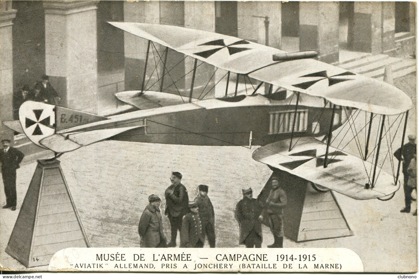 CPA -  MUSEE DE L'ARMEE "AVIATIK" ALLEMAND (BATAILLE DE LA MARNE) - Material