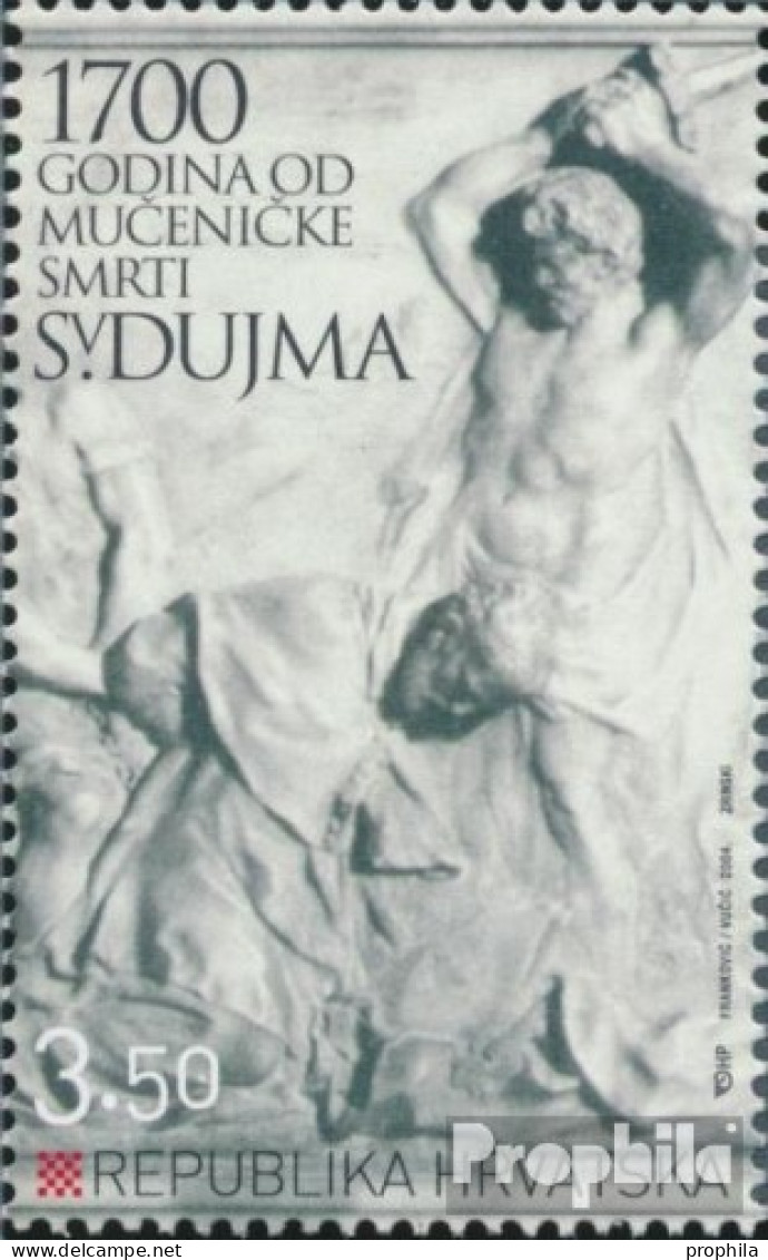 Kroatien 683 (kompl.Ausg.) Postfrisch 2004 Heiliger Domnius - Croatia