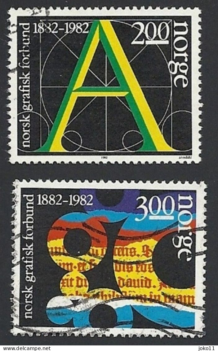 Norwegen, 1982, Mi.-Nr. 872-873, Gestempelt - Oblitérés