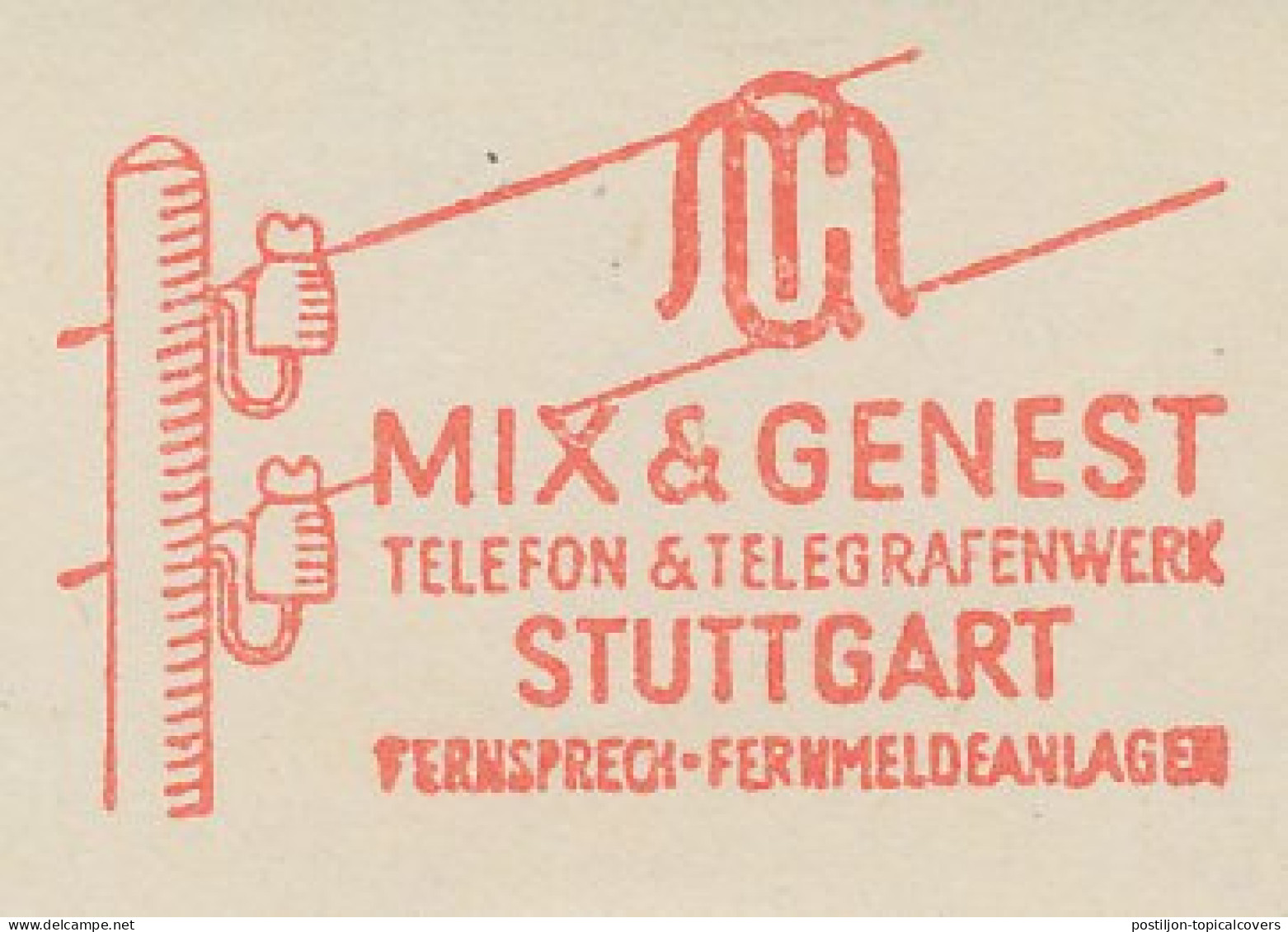 Meter Cut Germany 1952 Telephone Cable - Mix & Genest - Telekom
