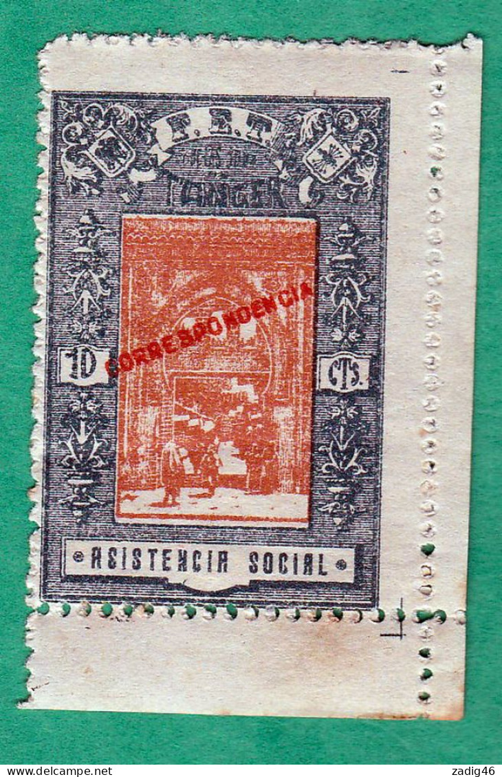 TANGER - TIMBRE 10 CENTIMOS, ASISTENCIA SOCIAL - NEUF SANS CHARNIERE ** - Maroc Espagnol