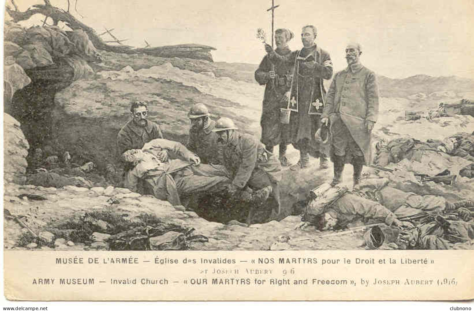 CPA - MUSEE DE L'ARMEE - EGLISE DES INVALIDES "NOS MARTYRS POUR LE DROIT ET LA LIBERTE - Guerra 1914-18