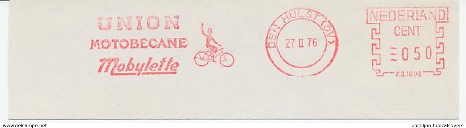 Meter Cut Netherlands 1976 Bicycle - Union - Motobecane - Mobylette - Wielrennen