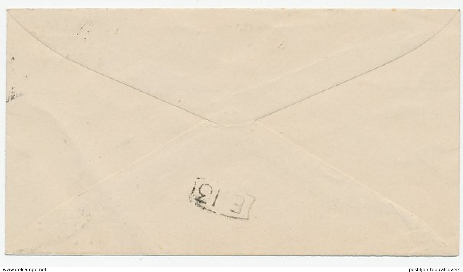 Envelop G. 5 B Tiel - Utrecht - Entiers Postaux