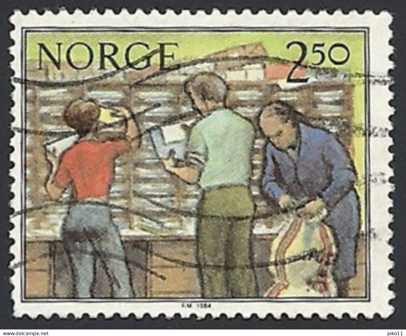 Norwegen, 1984, Mi.-Nr. 897, Gestempelt - Oblitérés