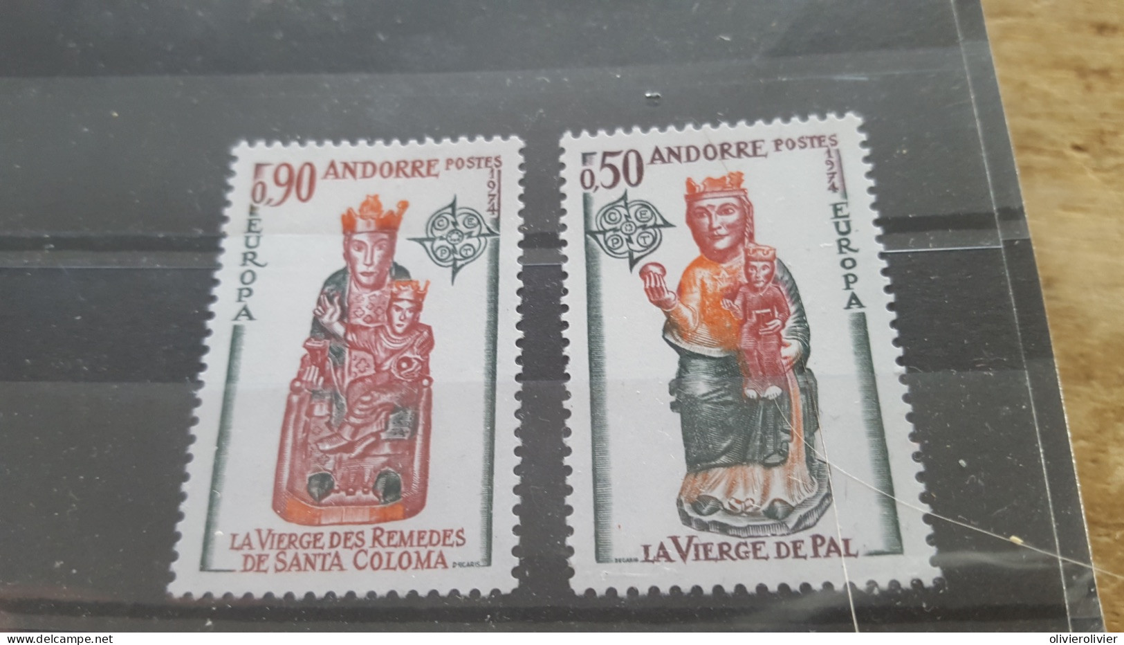 REF A1770  ANDORRE NEUF** EUROPA N°237/238 VALEUR 55 EUROS - Collections