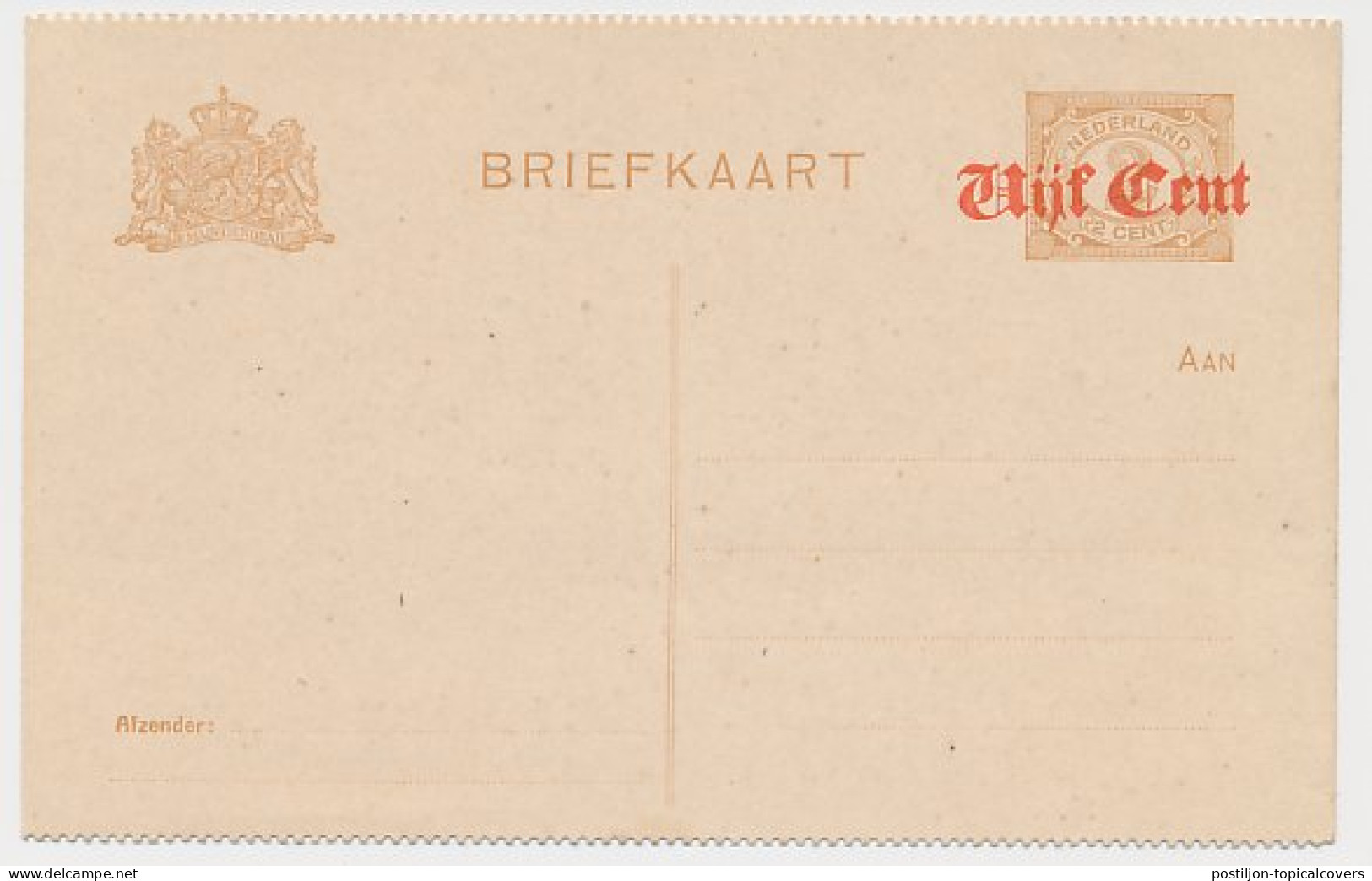 Briefkaart G. 107 B I - Postwaardestukken