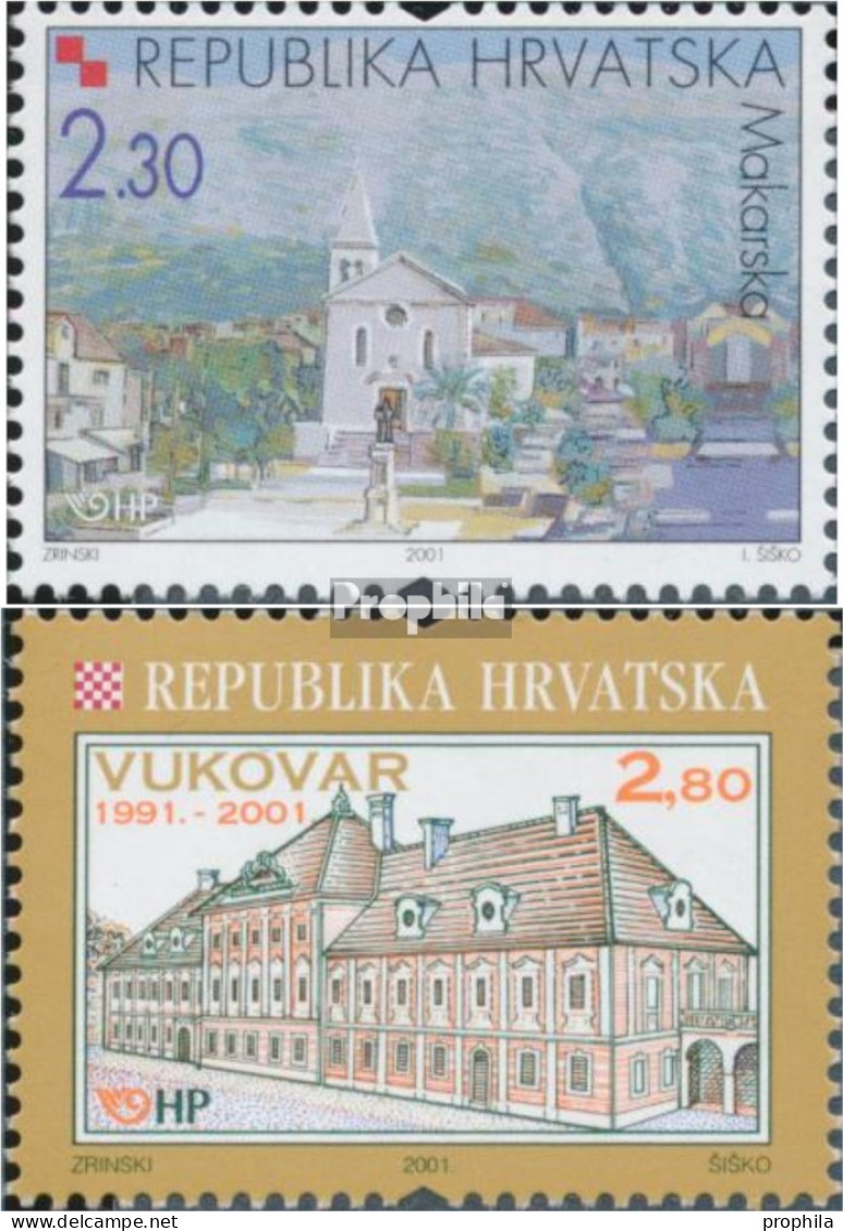 Kroatien 567AS,576AS (kompl.Ausg.) Postfrisch 2006 Kroatische Städte - Kroatië