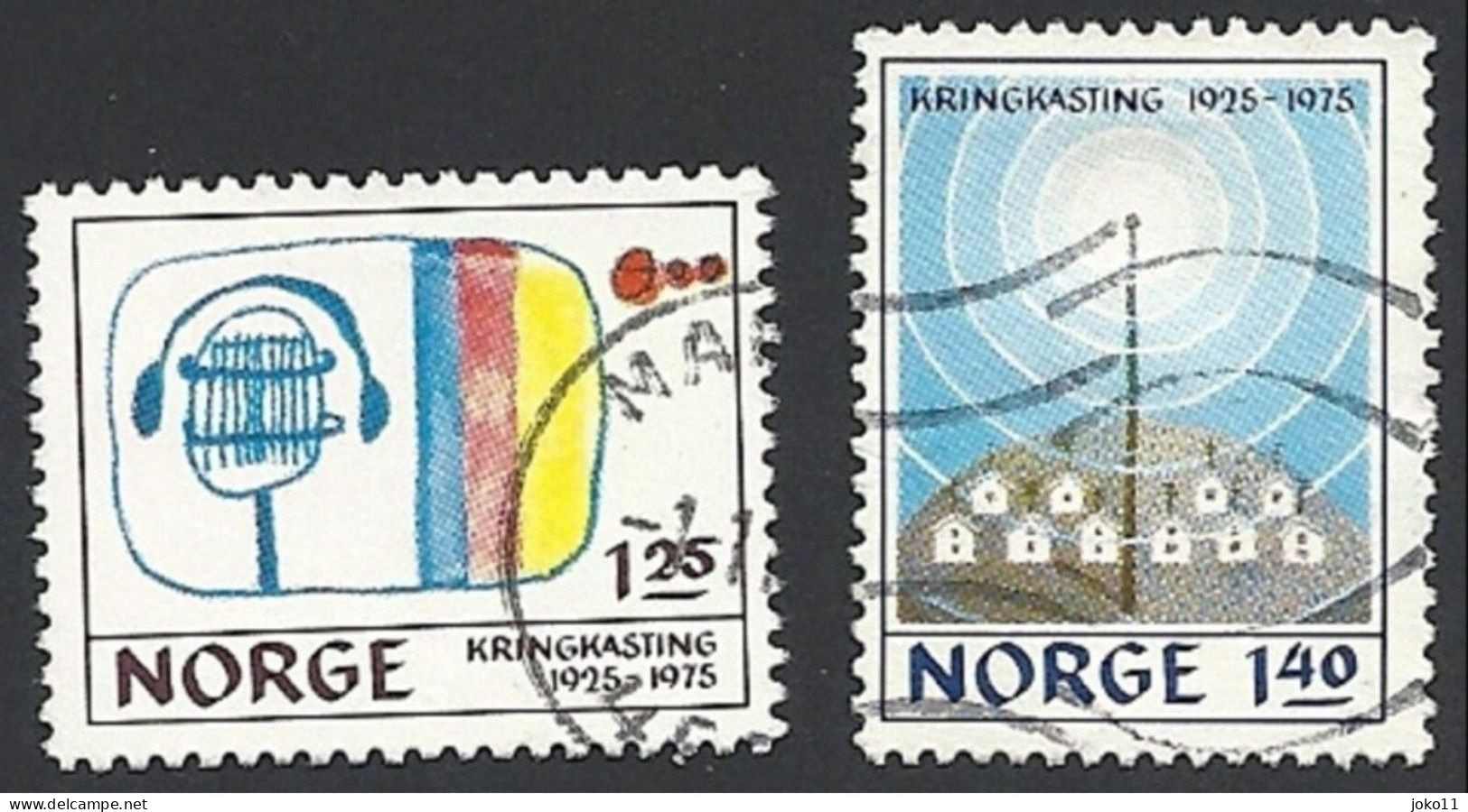 Norwegen, 1975, Mi.-Nr. 712-713, Gestempelt - Gebraucht