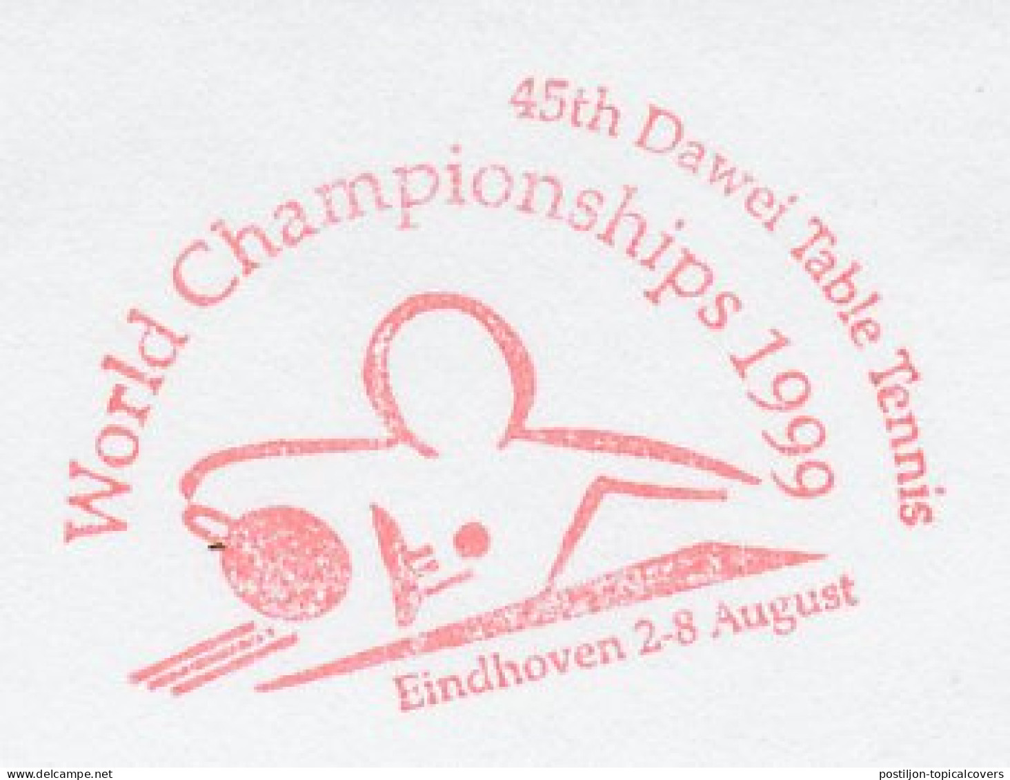 Meter Cut Netherlands 1999 Table Tennis - World Championships - 45th Dawei  - Other & Unclassified