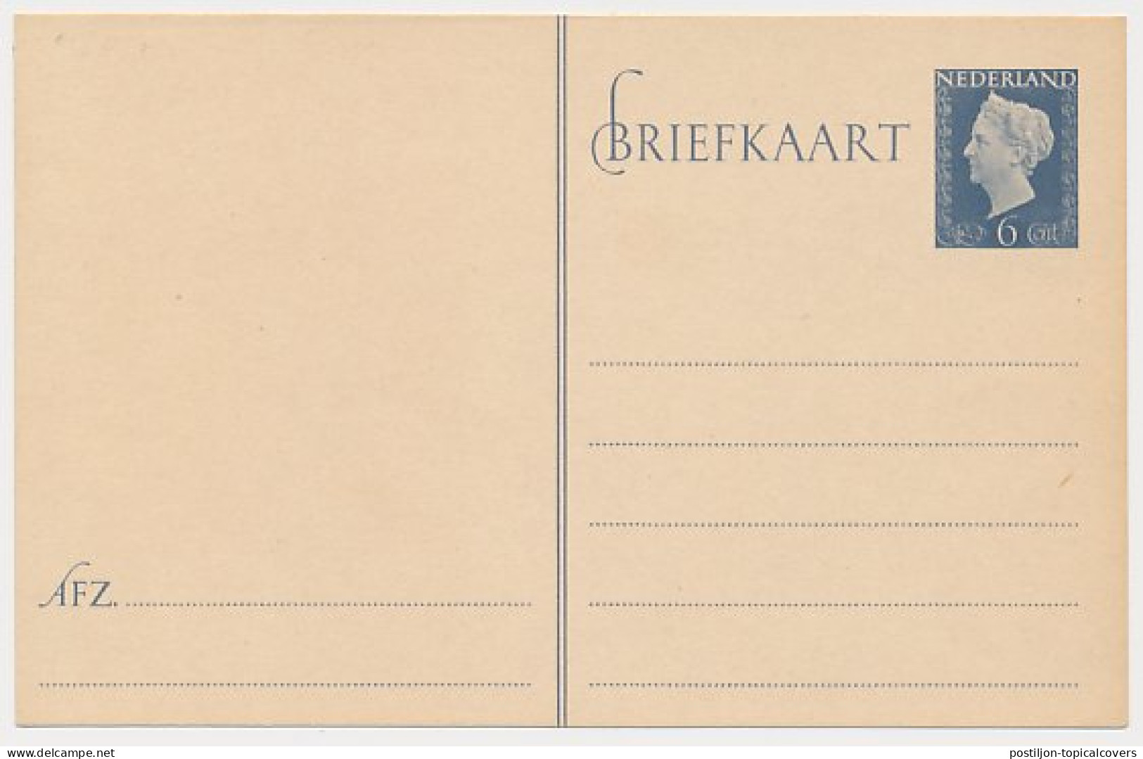 Briefkaart G. 299 - Postwaardestukken