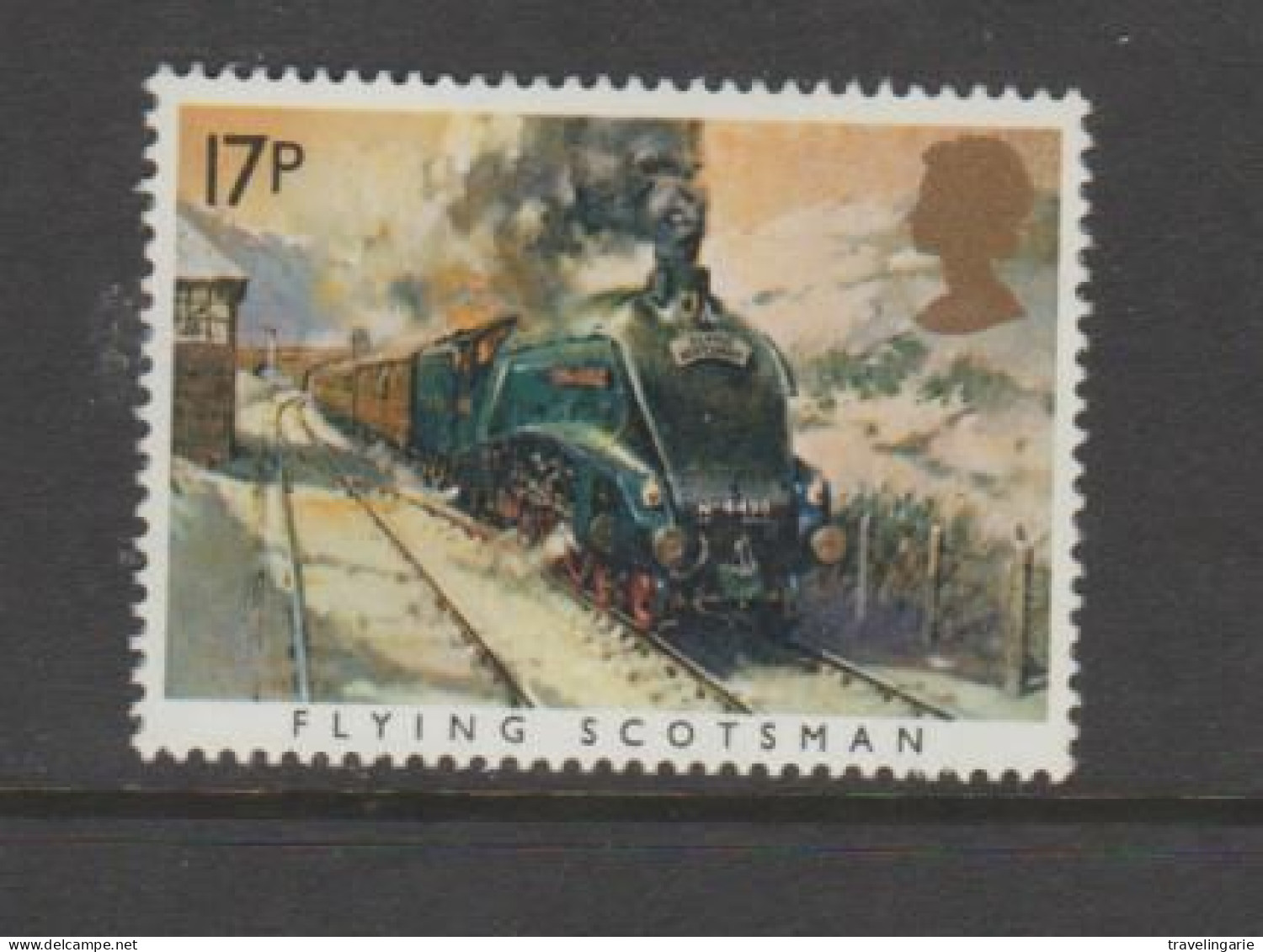 Great Britain 1985 Famous Train "Flying Scotsman" MNH ** - Eisenbahnen