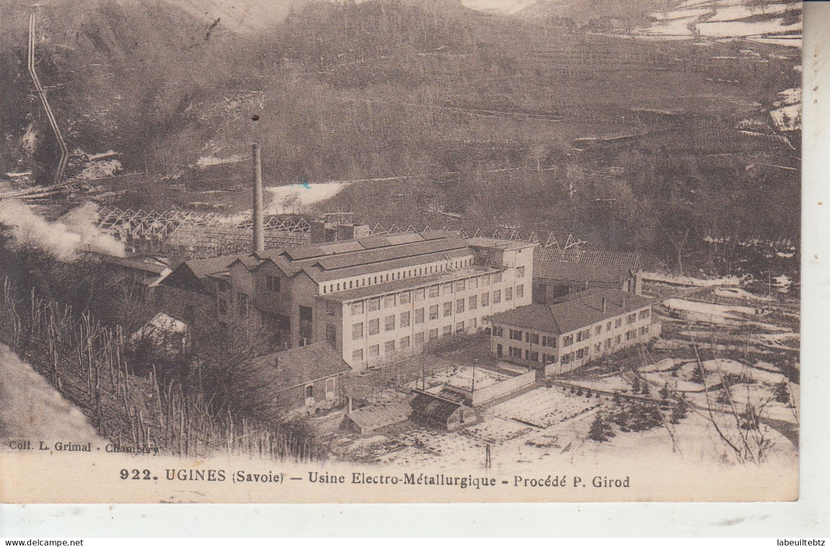 UGINES - - Usine Eléctro Métallurgique - Procéeé P. Girod - Ugine