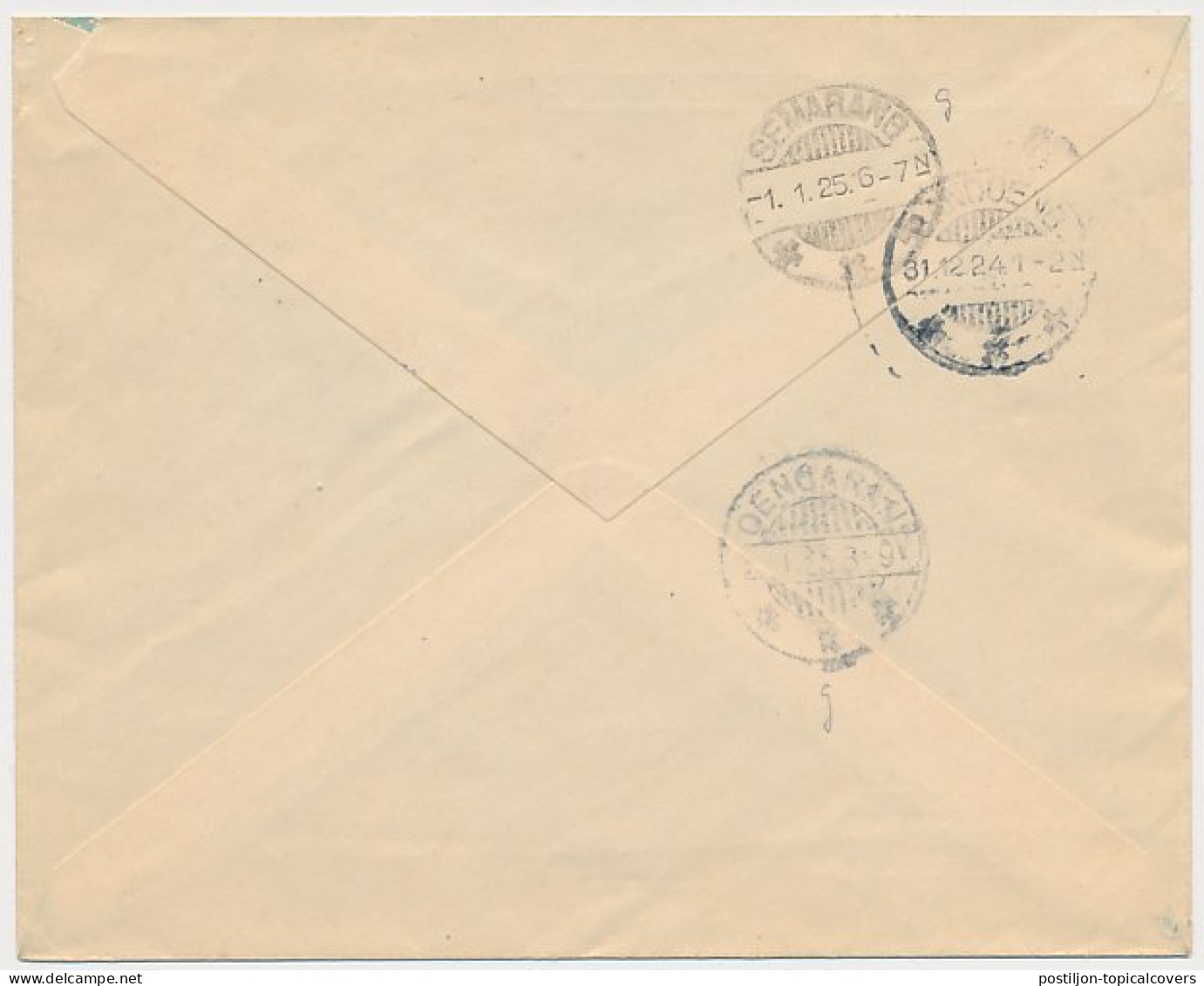 Ook Op Zondag Bestellen - Pengalengan Nederlands Indie 1924 - Covers & Documents