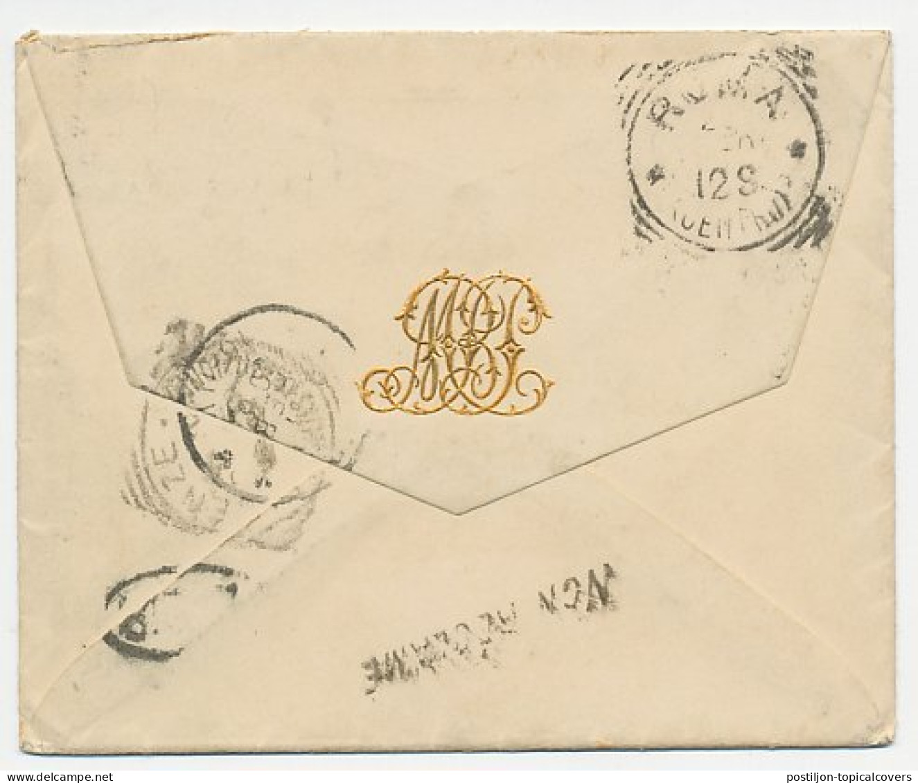 Em. Bontkraag Amsterdam - Italie 1902 - Poste Restante - Unclassified