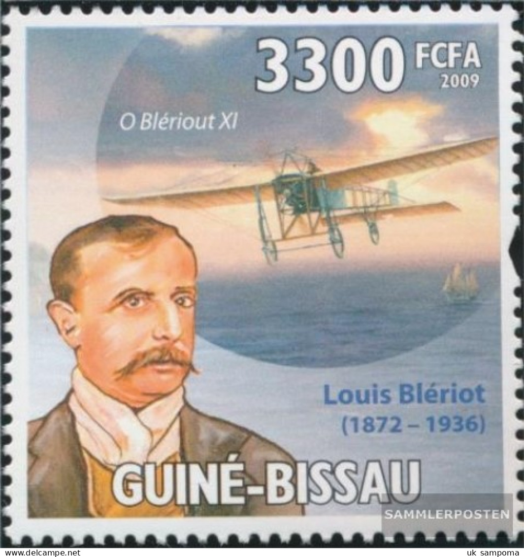 Guinea-Bissau 4514 (complete. Issue) Unmounted Mint / Never Hinged 2009 First Flights About English Channel - Guinée-Bissau