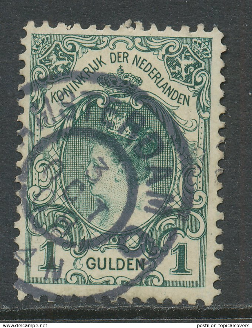 Em. 1899 Grootrondstempel Amsterdam 6 ( Groot ) 1908 - Poststempels/ Marcofilie