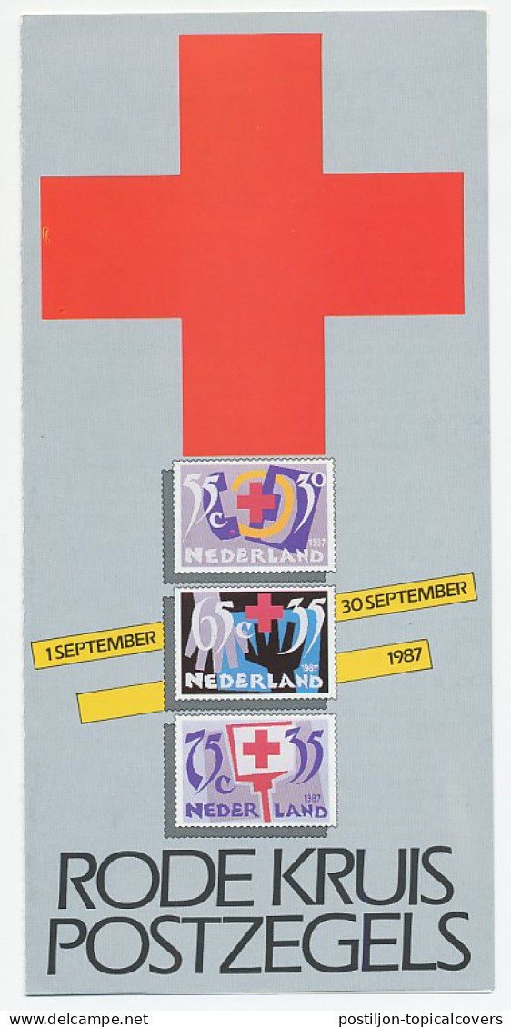 Rode Kruis Bedankkaart 1987 - Niet In Catalogus - Unclassified