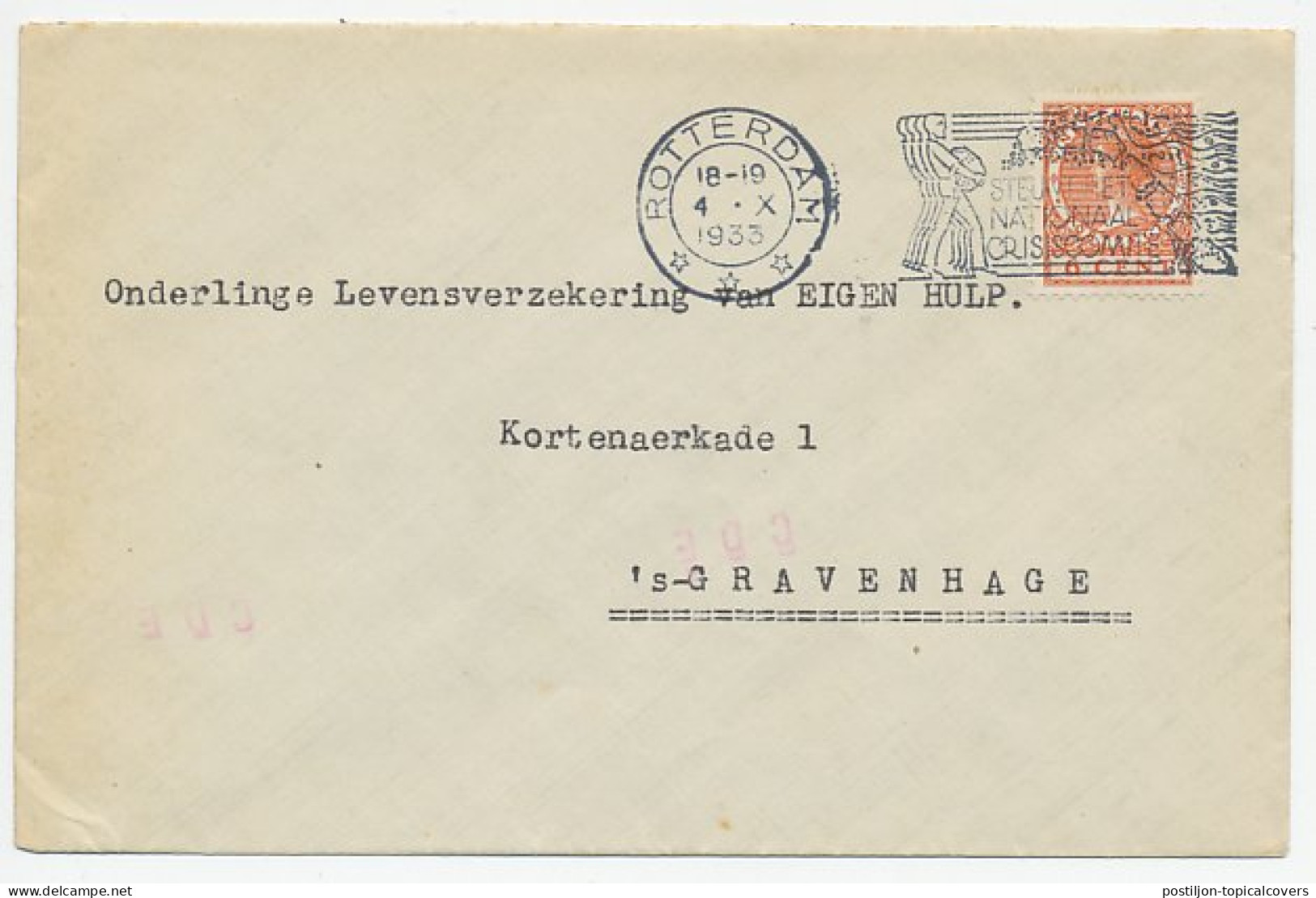 Transorma Rotterdam - Letters C D E ( Herhaald ) 1933 - Sin Clasificación