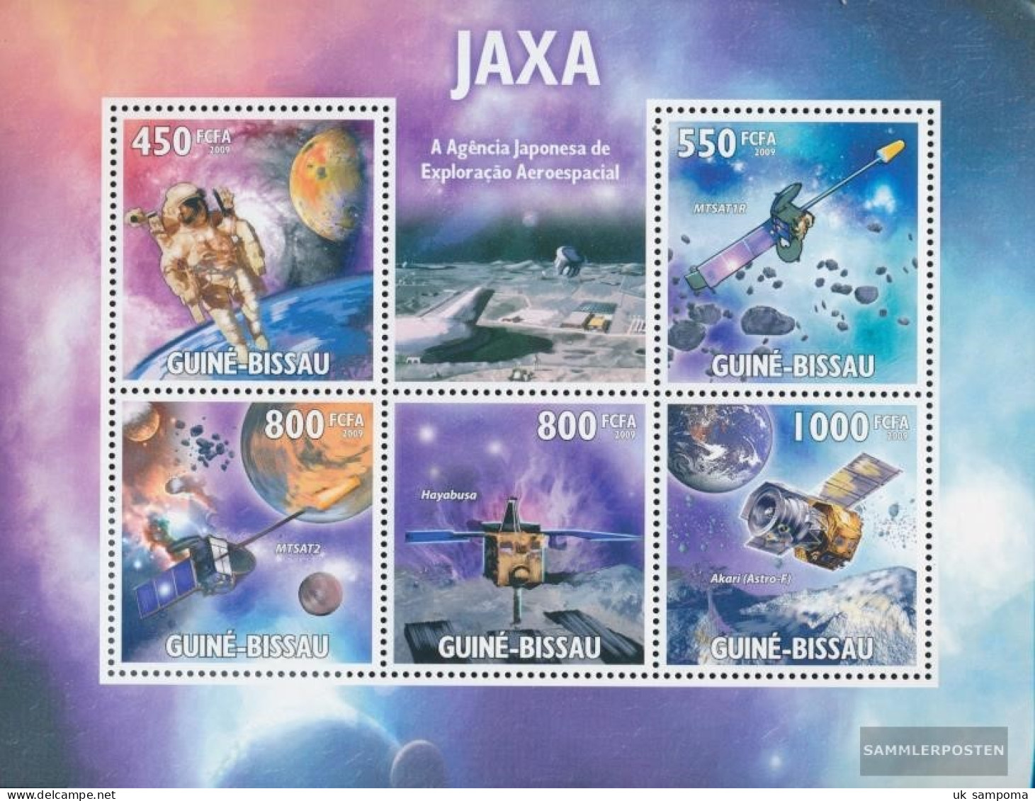 Guinea-Bissau 4492-4496 Sheetlet (complete. Issue) Unmounted Mint / Never Hinged 2009 JAXA Japanese Raumfahrtagentur - Guinea-Bissau