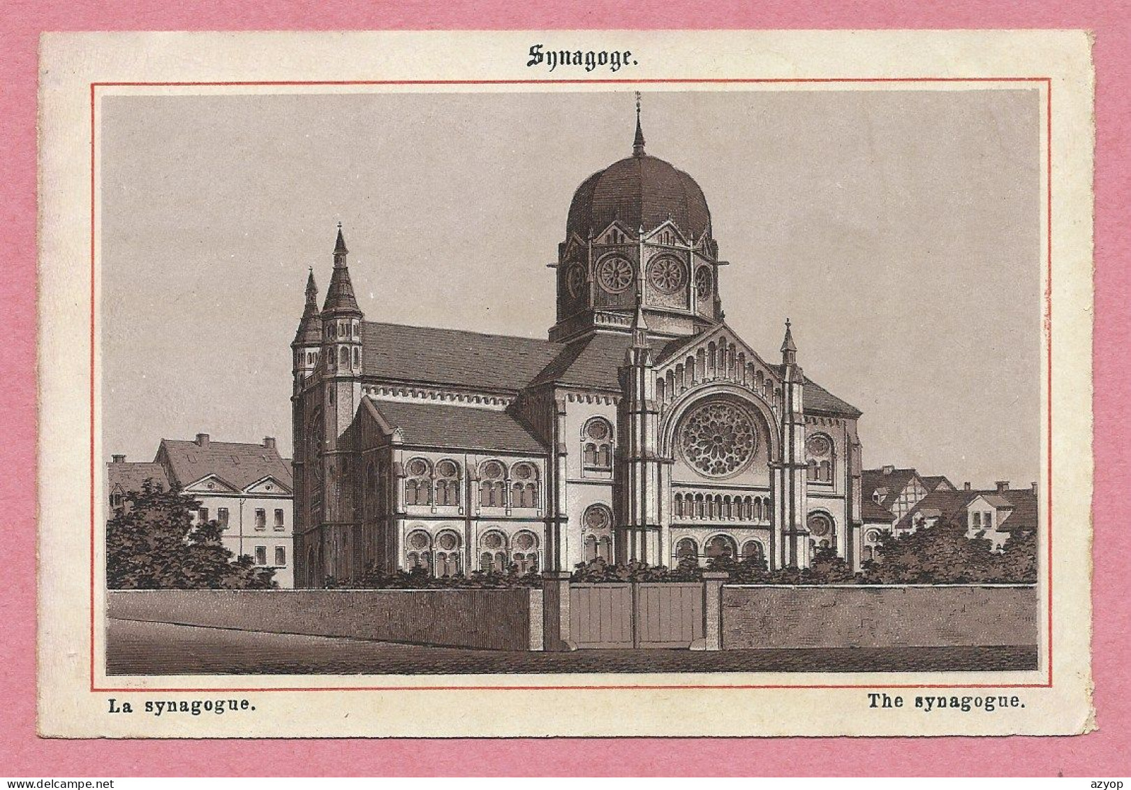 Allemagne - HANNOVER - Foto Eines Postkarten-Leporellos - Dies Ist Keine Echte Postkarte - SYNAGOGE - SYNAGOGUE - 2 Scan - Hannover