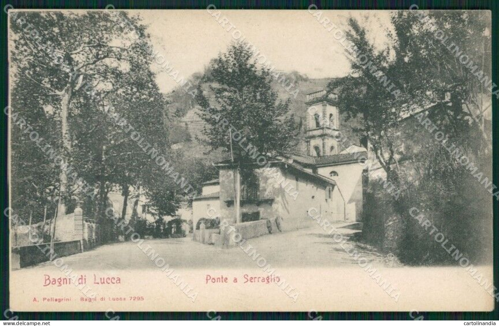 Lucca Bagni Di Ponte A Serraglio Cartolina KVM1024 - Lucca