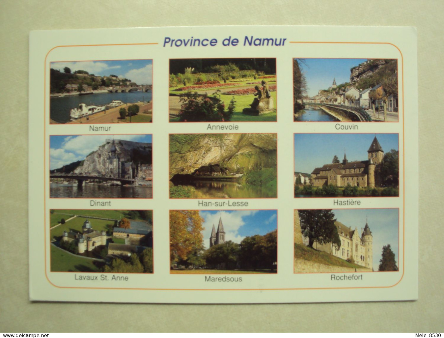 51286 - PROVINCE DE NAMUR - 9 ZICHTEN - ZIE 2 FOTO'S - Namur