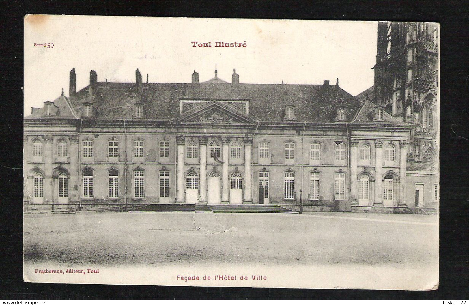 Toul - Façade De L'Hôtel De Ville - Oblitération AVIATION MILITAIRE - ESCADRILLE M F 5 - Toul