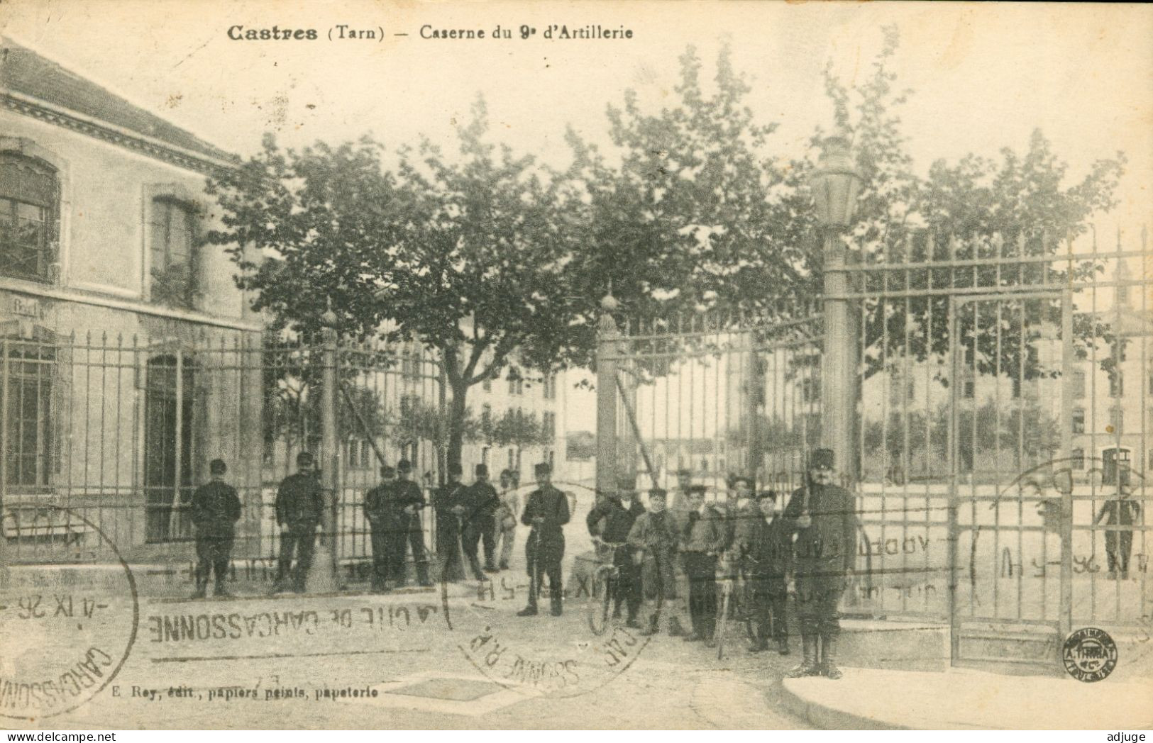 CPA-CASTRES* Caserne - Le Quartier De L'ARDAILLÉ (9ème Régiment D'Artillerie) Edit. E. Rey, Pap * - Castres