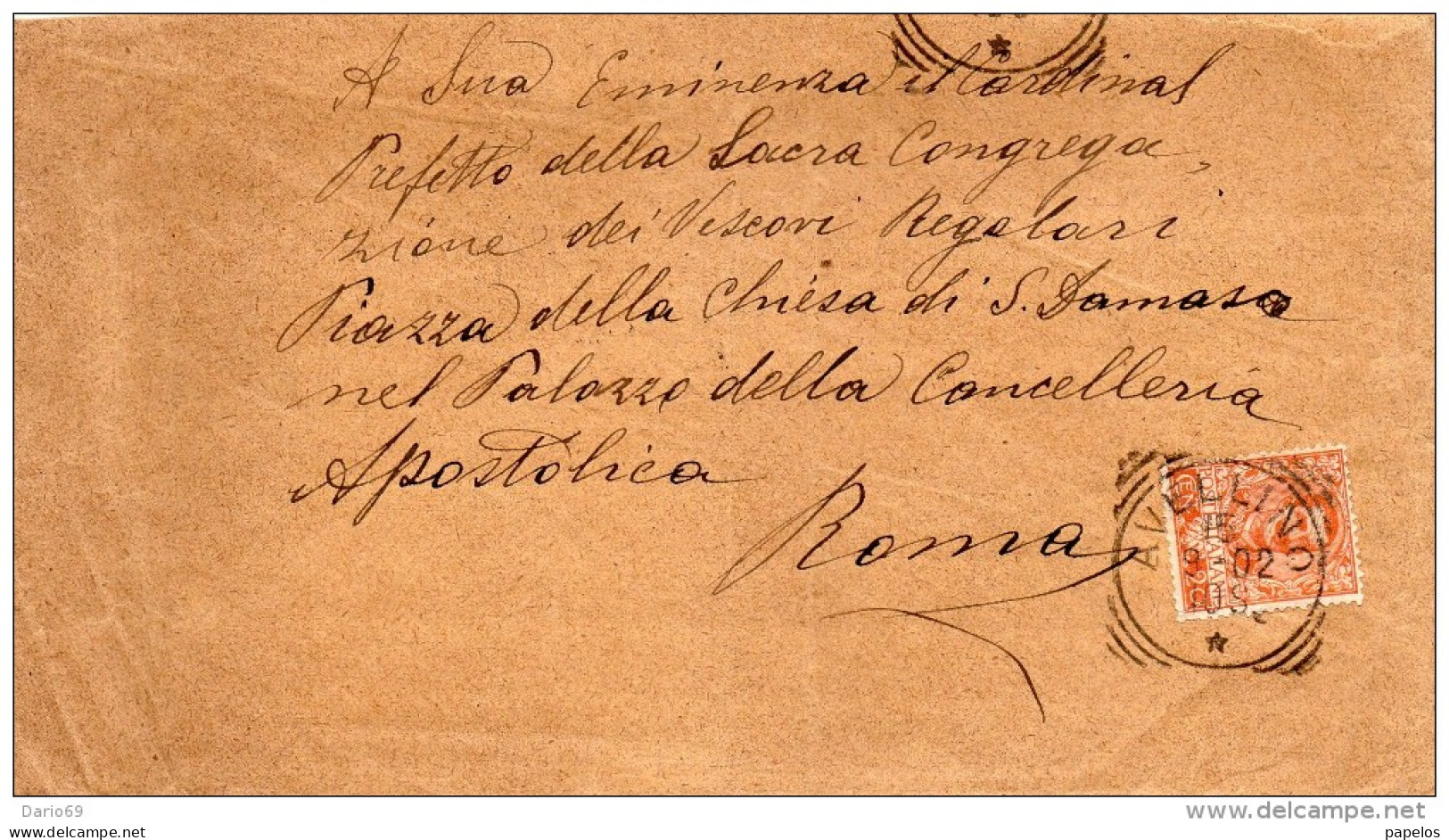 1902   LETTERA CON ANNULLO AVELLINO - Storia Postale