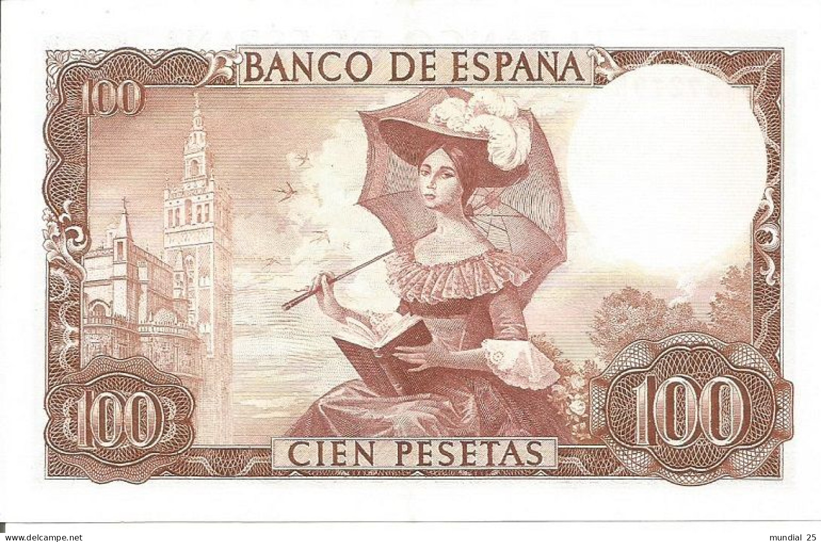 SPAIN 100 PESETAS 19/11/1965 - 100 Peseten