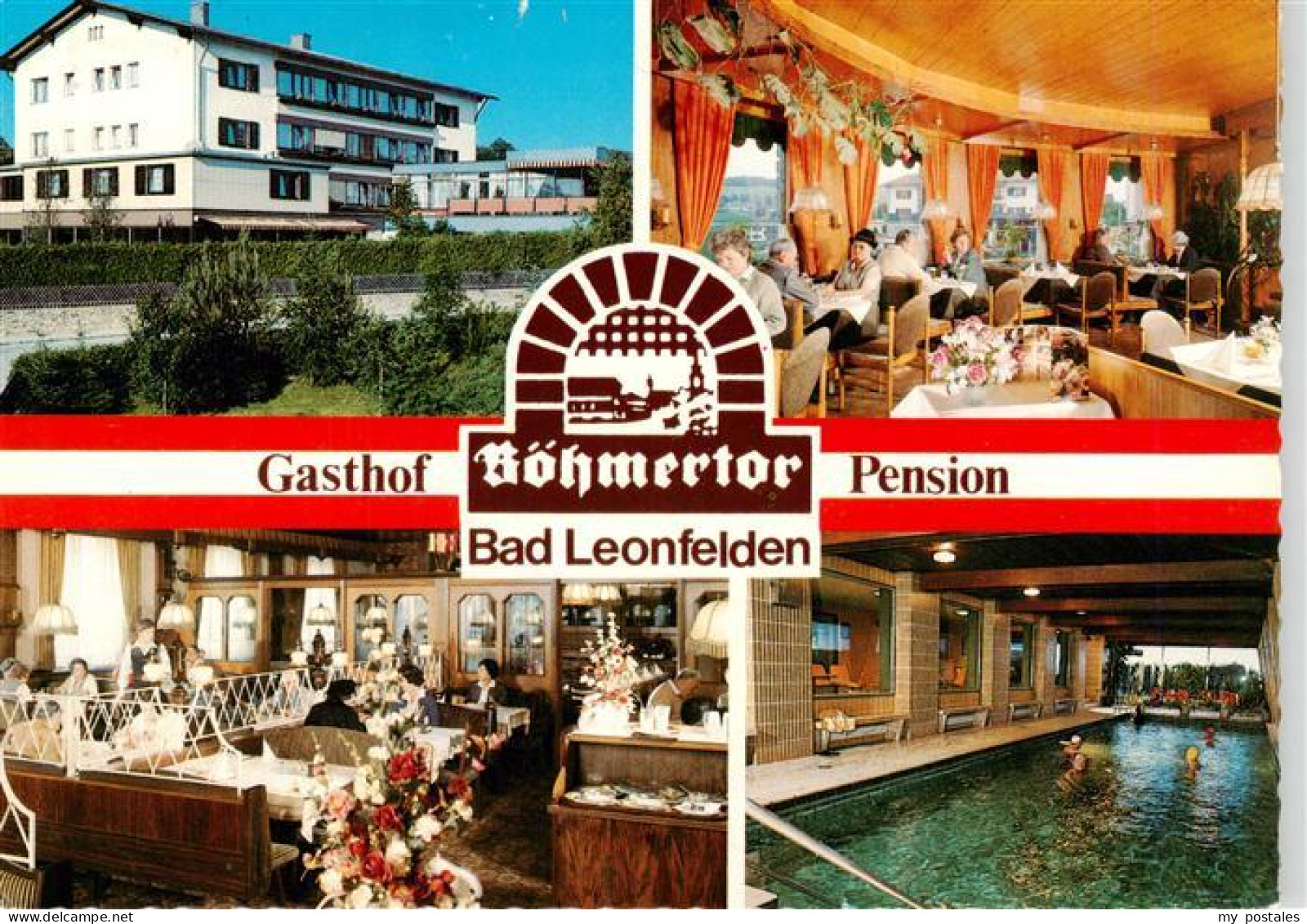 73937403 Bad_Leonfelden_AT Gasthof Pension Boehmertor Gastraeume Hallenbad - Autres & Non Classés